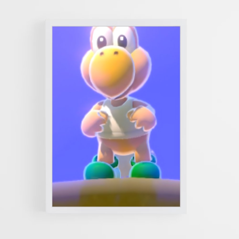 Poster Koopa sur la Colline – affiche Mario (vue 3)